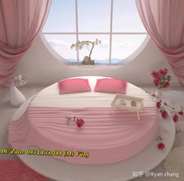 11 Phòng ngủ cá tính ấn tượng với giường ngủ hình tròn đẹp