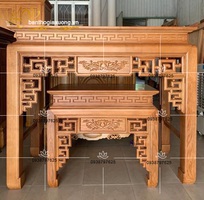 1 Mẫu bộ bàn thờ gia tiên gỗ hiện đại được sử dụng nhiều nhất 2021