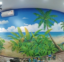 4 Vẽ tranh tường văn phòng công ty , cửa hàng, nhà hàng , khách sạn, cà phê