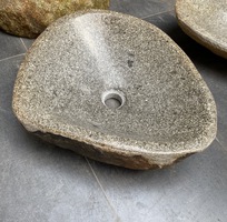 3 Bồn rửa mặt lavabo đá tự nhiên, lavabo đá cuội, đá cẩm thạch giá rẻ