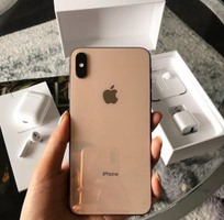 2 Cần bán iphone XS max gold 64GB bản quốc tế Mỹ, pin 93% nguyên zin, vâ