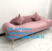 12 Bộ ghế sofa băng văng thuyền hồng hường cánh sen   Nội thất Linco HCM