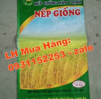 3 Bao pp dệt chuyên đựng gạo, đựng lúa giống in trục đồng ghép màng OPP