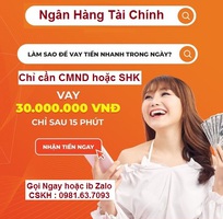 Cho vay tiêu dùng tín chấp giải ngân nhanh