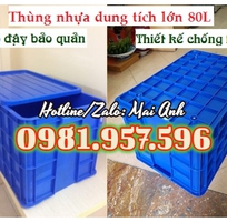 1 Thùng đựng hàng có nắp, thùng đựng hàng dung tích lớn