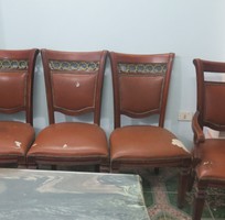 2 Bộ bàn ghế mặt đá hoa cương 8 ghế đã qua sử dụng