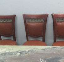 4 Bộ bàn ghế mặt đá hoa cương 8 ghế đã qua sử dụng