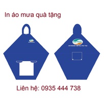 7 In áo mưa quảng cáo cho Doanh nghiệp, sản xuất áo mưa theo yêu cầu
