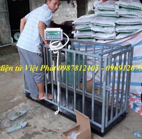 1 Lắp đặt cân động vật điện tử chuyên dụng  cân heo, cân bò, cân dê...cho các trang trại.