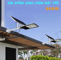 4 Kho sỉ đèn Bộ đèn đường năng lượng mặt trời 200w với 255 chip LED, tự động bật/tắt, đảm bảo an ninh