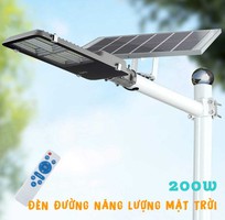 5 Kho sỉ đèn Bộ đèn đường năng lượng mặt trời 200w với 255 chip LED, tự động bật/tắt, đảm bảo an ninh