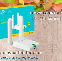 1 USB thu Wifi TP-Link TL-WN822N xài cho PC và Laptop đều được