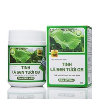 Tinh lá sen tươi OB - Giảm mỡ máu, gan nhiễm mỡ