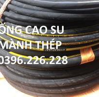 5 Ống cao su mành thép chịu áp lực làm việc cao có gắn giăc co 2 đầu dùng dẫn khí nén, phun vẩy bê tôn