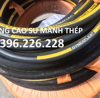 2 Ống cao su mành thép chịu áp lực làm việc cao có gắn giăc co 2 đầu dùng dẫn khí nén, phun vẩy bê tôn