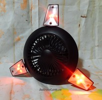 Quạt đèn nhà kho đô dùng dã ngoại sử dụng năng lượng mặt trời