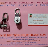 5 Kim khí Thanh Sơn có Móc cẩu inox 304 tải trọng 200 kg,300 kg,500 kg,ròng rọc đôi inox D20,cáp inox.