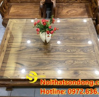 3 Bộ bàn ghế sơn thủy siêu vân 10 món chân 12 hoành tráng