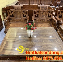 6 Bộ bàn ghế sơn thủy siêu vân 10 món chân 12 hoành tráng