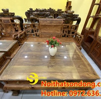 8 Bộ bàn ghế sơn thủy siêu vân 10 món chân 12 hoành tráng