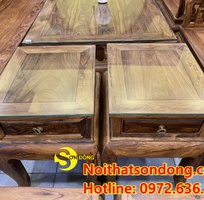 9 Bộ bàn ghế sơn thủy siêu vân 10 món chân 12 hoành tráng