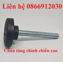 5 Chân tăng chỉnh nhựa M8, chân tăng đế cao su ren ốc 8