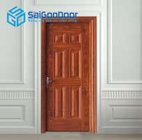 1 Cửa thép vân gỗ SaigonDoor