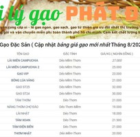 Bảng giá gạo hôm nay 13/8   Giá sỉ cực tốt cho đại lý