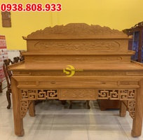 1 Bàn thờ tam cấp hoa sen 1.97m Sale 20 Vu Lan