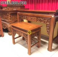 1 Bộ bàn thờ và bàn cúng triện hoa sen 1,76m SD104