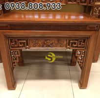 3 Bộ bàn thờ và bàn cúng triện hoa sen 1,76m SD104