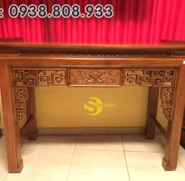 4 Bộ bàn thờ và bàn cúng triện hoa sen 1,76m SD104
