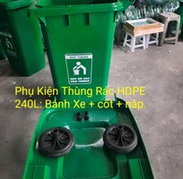 Thùng rác nhựa công nghiệp hdpe 60L-120L-240L