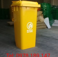 6 Thùng rác nhựa công nghiệp hdpe 60L-120L-240L