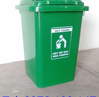 1 Thùng rác nhựa công nghiệp hdpe 60L-120L-240L