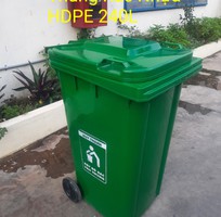 10 Thùng rác nhựa công nghiệp hdpe 60L-120L-240L