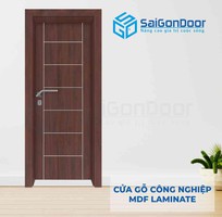1 Cửa gỗ công nghiệp phủ MDF Claminate cao cấp