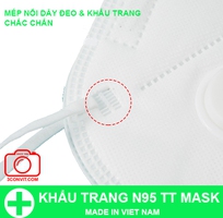 8 Hộp 10 khẩu trang 3D kèm van lọc khí TT Mask tiêu chuẩn N95