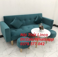 9 Bộ bàn ghế sofa băng giường màu xanh cổ vịt giá rẻ Nội Thất Linco Tây Ninh