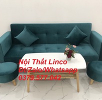 10 Bộ bàn ghế sofa băng giường màu xanh cổ vịt giá rẻ Nội Thất Linco Tây Ninh
