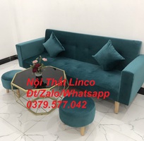 14 Bộ bàn ghế sofa băng giường màu xanh cổ vịt giá rẻ Nội Thất Linco Tây Ninh