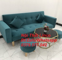 15 Bộ bàn ghế sofa băng giường màu xanh cổ vịt giá rẻ Nội Thất Linco Tây Ninh