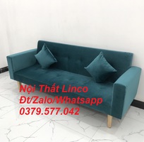 5 Bộ bàn ghế sofa băng giường màu xanh cổ vịt giá rẻ Nội Thất Linco Tây Ninh