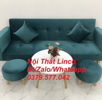7 Bộ bàn ghế sofa băng giường màu xanh cổ vịt giá rẻ Nội Thất Linco Tây Ninh