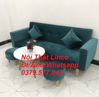 8 Bộ bàn ghế sofa băng giường màu xanh cổ vịt giá rẻ Nội Thất Linco Tây Ninh