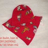 6 Bán buôn, bán lẻ set khăn mũ siêu đáng yêu cho bé trong mùa thu đông