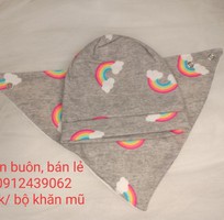 15 Bán buôn, bán lẻ set khăn mũ siêu đáng yêu cho bé trong mùa thu đông