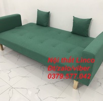 Bộ bàn ghế sofa băng giường màu xanh ngọc giá rẻ Nội Thất Linco Bến Tre