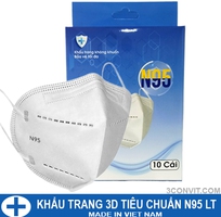 Hộp 10 khẩu trang 3D 5 Lớp LT Mask tiêu chuẩn N95