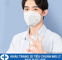 1 Hộp 10 khẩu trang 3D 5 Lớp LT Mask tiêu chuẩn N95